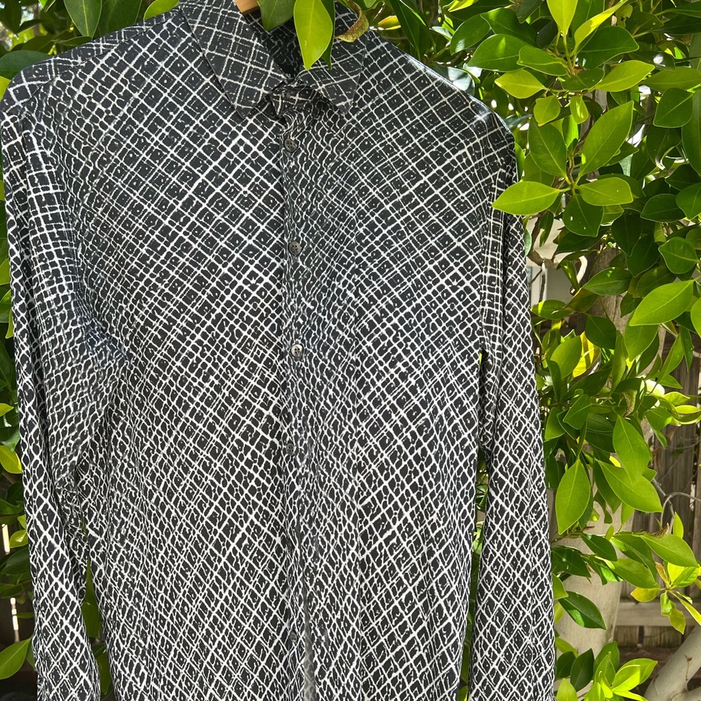 Giorgio Armani men button down shirt